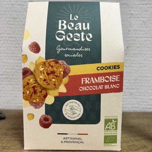 Cookies framboise et chocolat blanc, épicerie à Marseille
