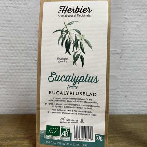 Infusion d'eucalyptus bio à l'épicerie à Marseille